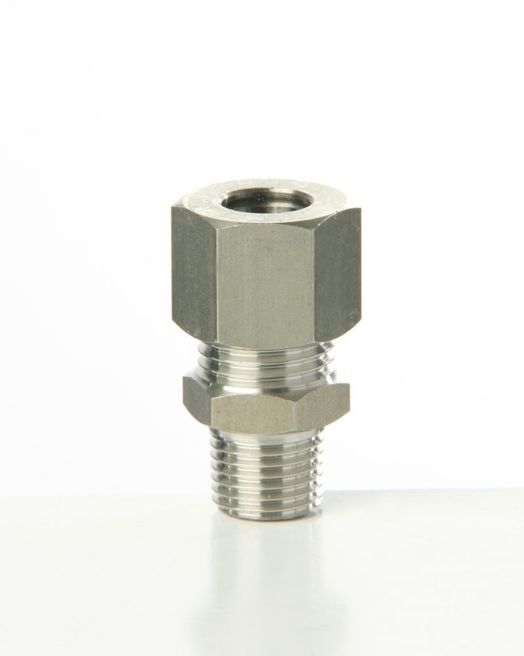 ger. Einschraubverschraubung 8 - 1/4'' NPT VA