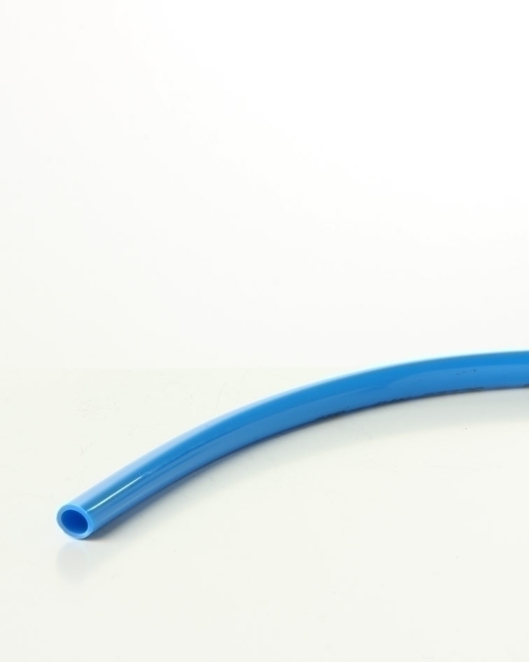 kalibrierte PA-Rohr 6x4 blau RAL 5017