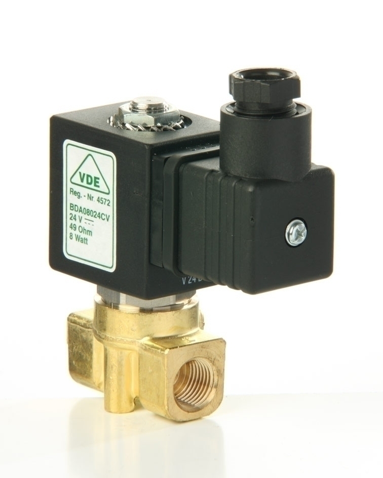 2/2-Wege-Magnetventil. 1/8''.NC.24VDC.NW1,2mm. dir
