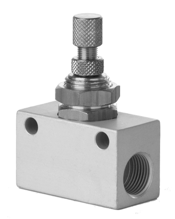 Edelstahl Drosselblock mit Rückschlag 1/8''