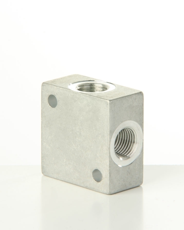 4-Wegverteiler G 1/2'' Aluminium