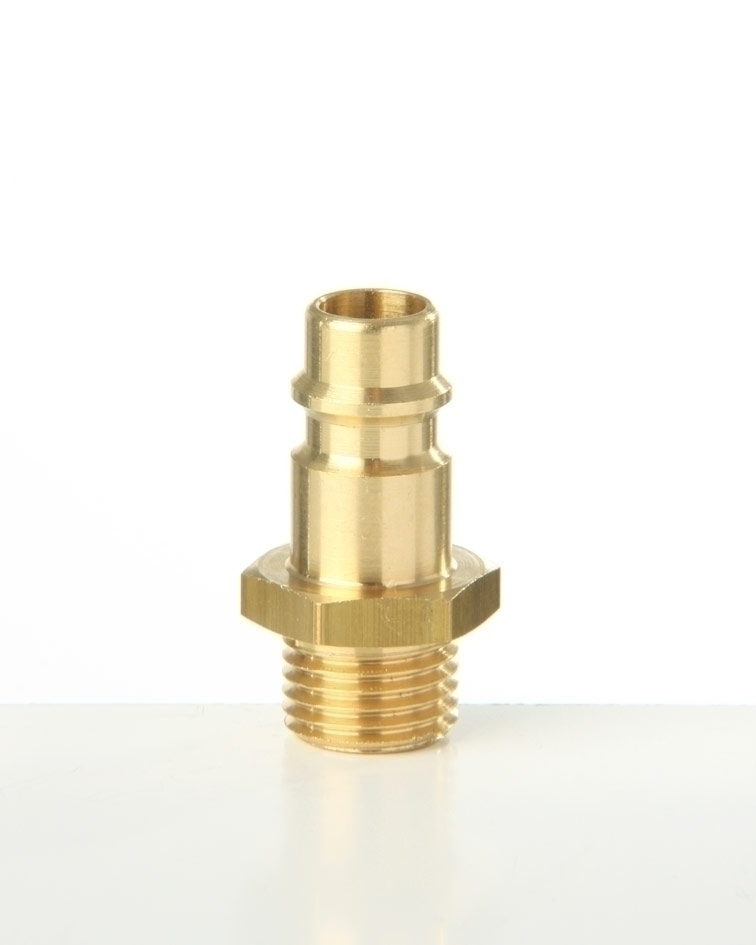 Stecknippel NW7,2 AG 1/8'' beidseitig absperrend