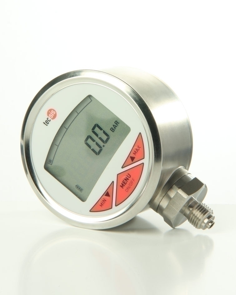 Digitalmanometer 0-100 bar; 1/4" Anschluss unten;