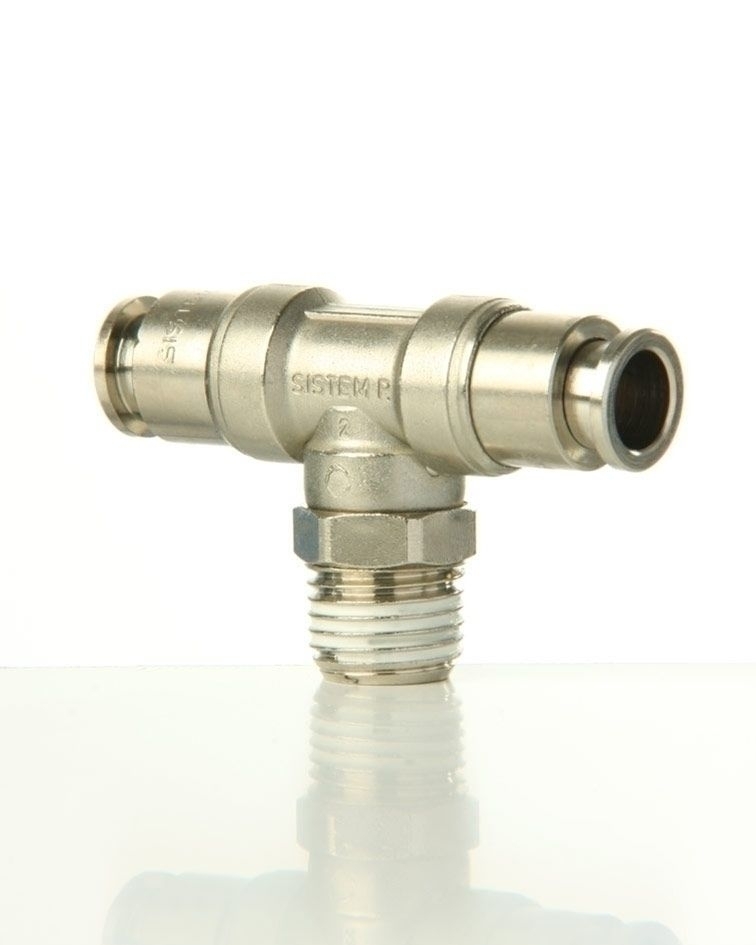 08 T-Einschraubanschluss konisches Gewinde UNI-ISO 7/1 und NPT