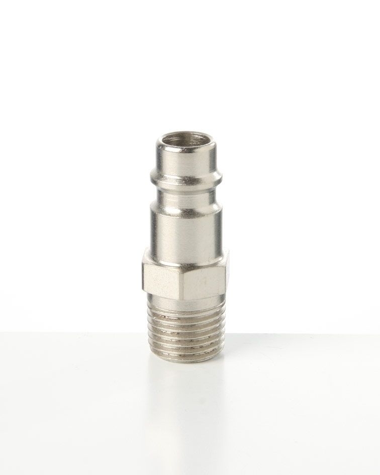 86 Stecknippel mit konischem R-Außengewinde