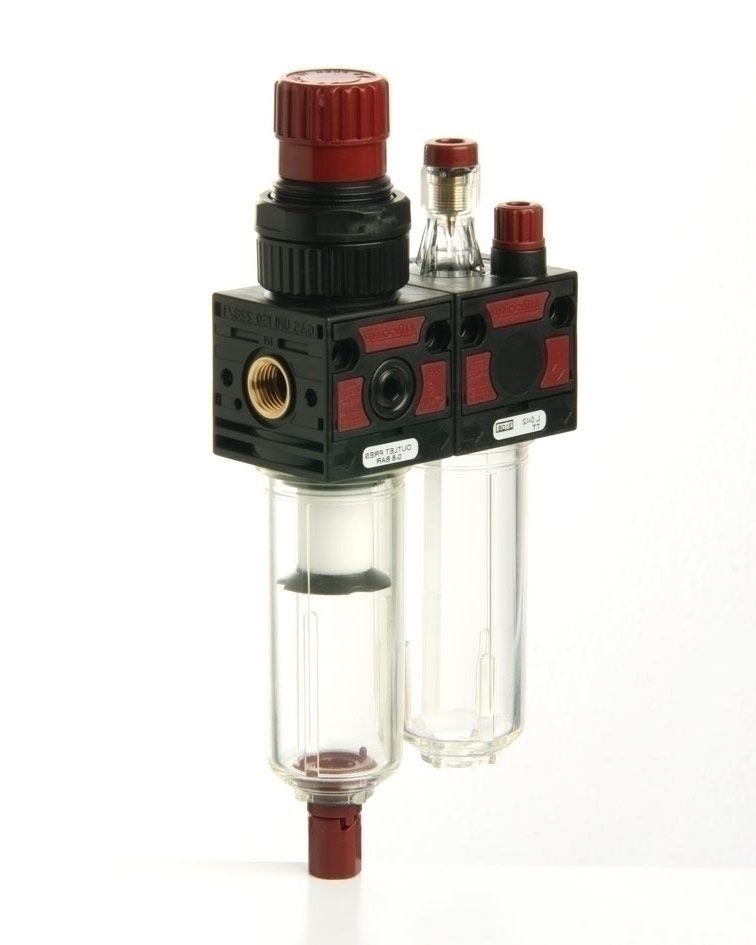 01 Wartungseinheit Serie EASY,Kunststoff, inkl. Manometer