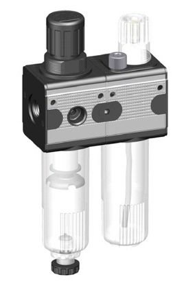 01 Wartungseinheit Metall, inkl. Manometer